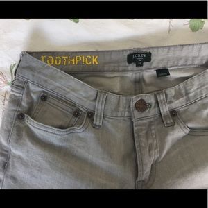 J Crew Toothpick jeans